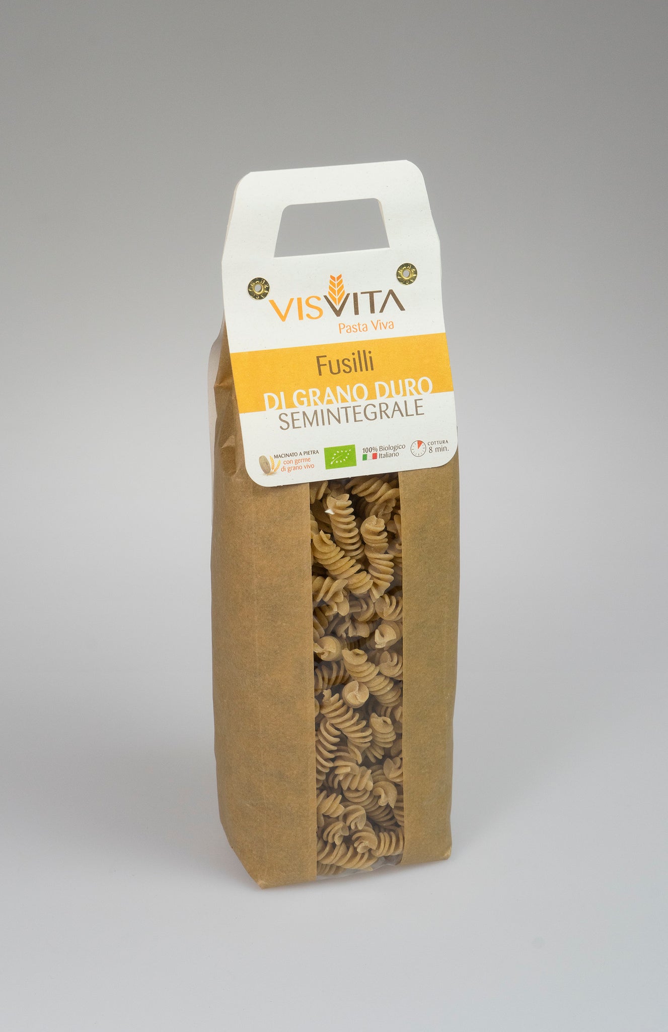 Fusilli Grano Duro Semintegrale Biologico 100% Italiano